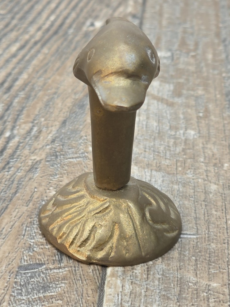 Solid Brass, Dolphin Jumpin Wave,. Flipper. India. Keepsake collectable