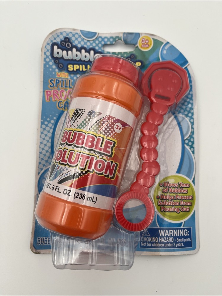 Spill Proof 8oz Bubbles Orange