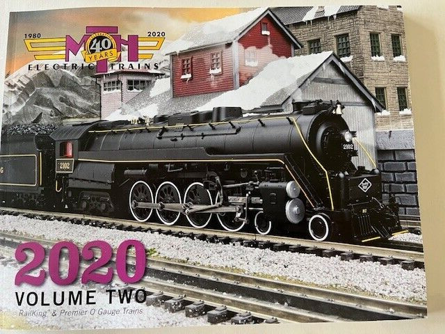 MTH ELECTRIC TRAINS - 2020 - VOLUME 1 & VOLUME 2 - 2 Train Catalogs!