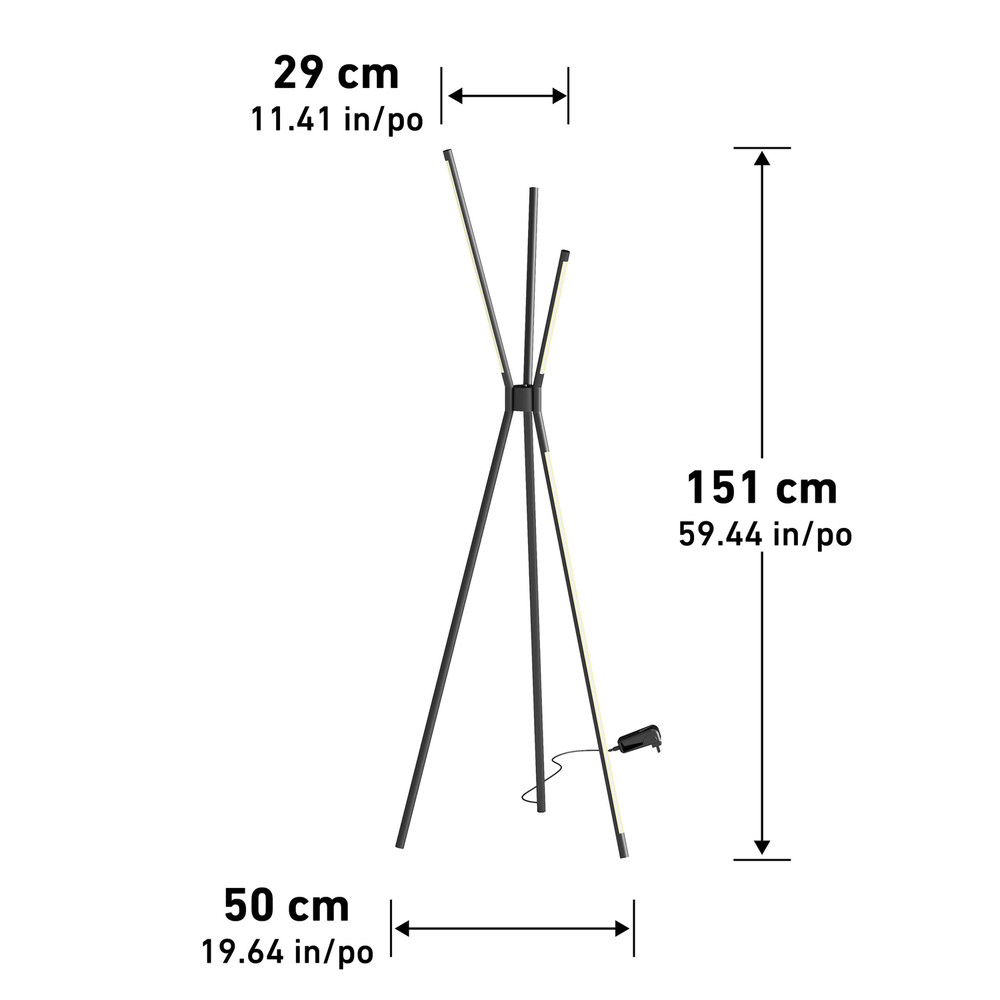 Triad Floor Lamp, Lighting, Decor