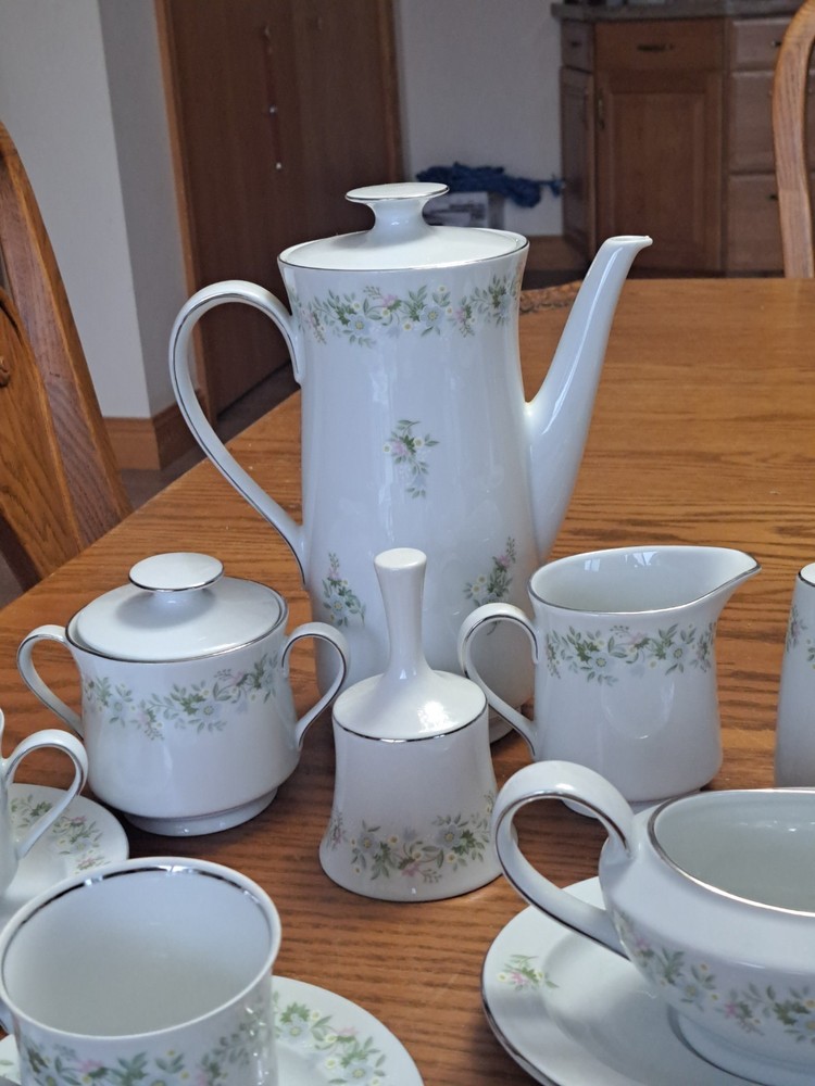Johann Haviland Forever Spring Floral Scroll 31 Piece Dinnerware Grouping