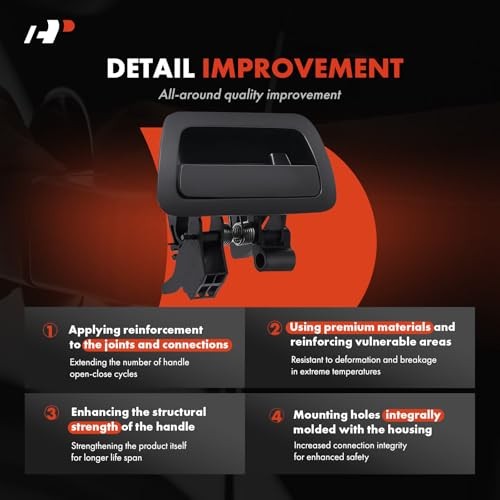 Tailgate Handle Liftgate Latch Handle Compatible with Dodge Durango 2011 2012