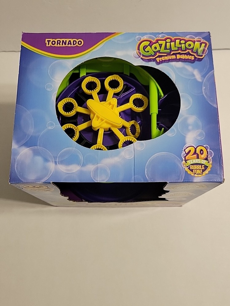 Gazillion Bubbles Tornado Machine Bubble Blaster Ultimate Blower Kids
