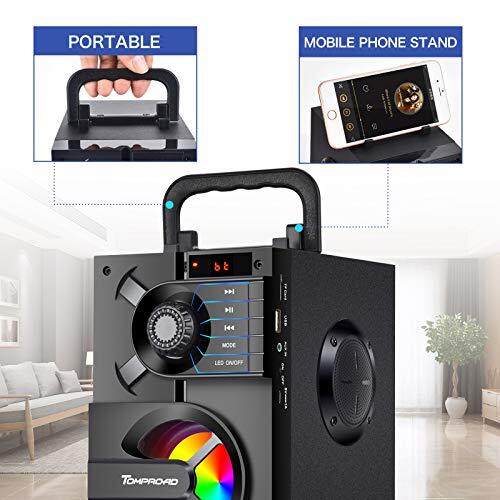 Bluetooth Speaker, Portable Bluetooth Speakers with Subwoofer Wireless Stereo