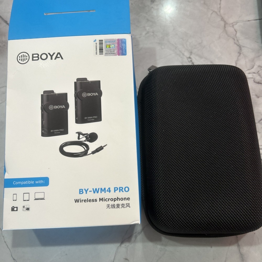 BOYA BY-WM4 PRO Wireless Microphone Kit Transmitter/Receiver