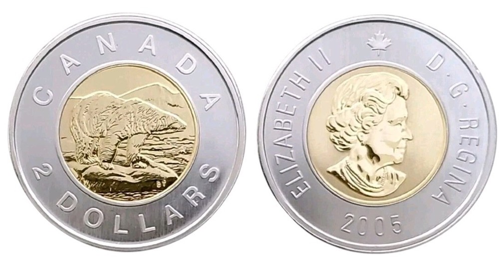 Canada 2005 Regular Specimen Toonie!!