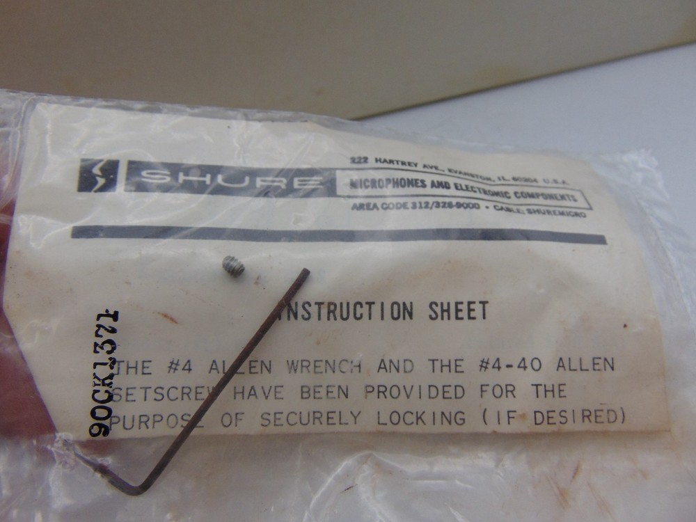 Vintage Shure 565SD 565 Microphone Box Only Empty Unisphere