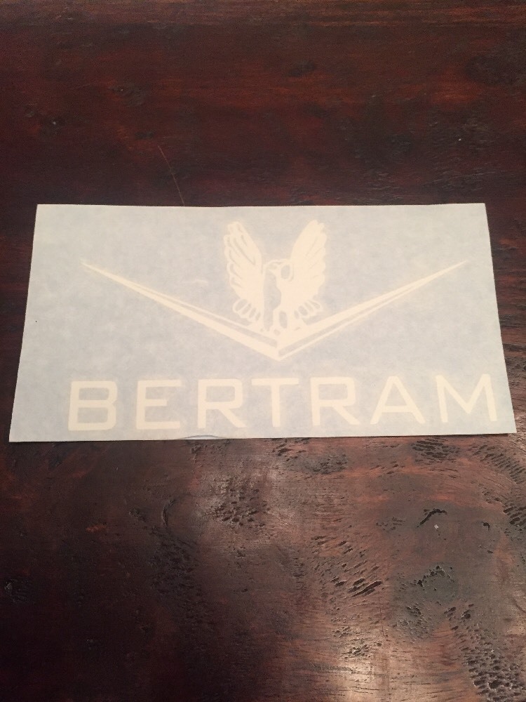 Bertram Boats Vinyl Decal