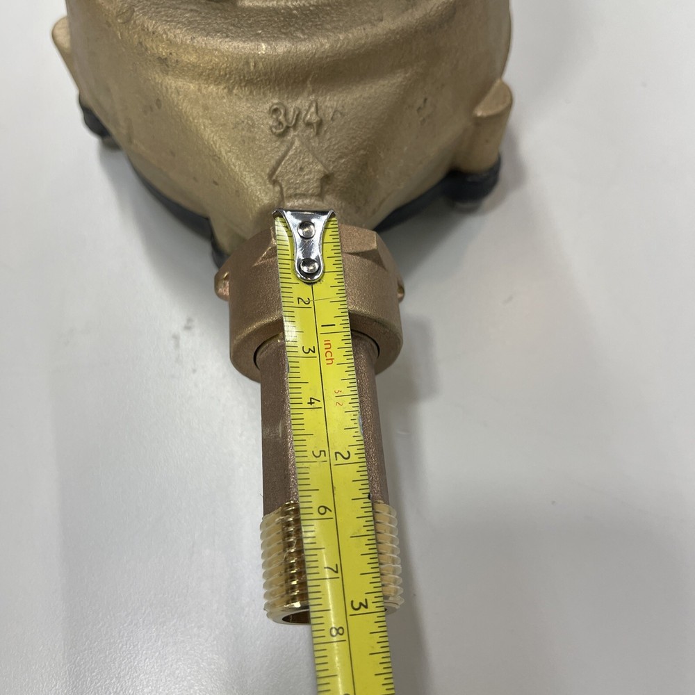 Badger Brass Water Meter Model 35 3/4”
