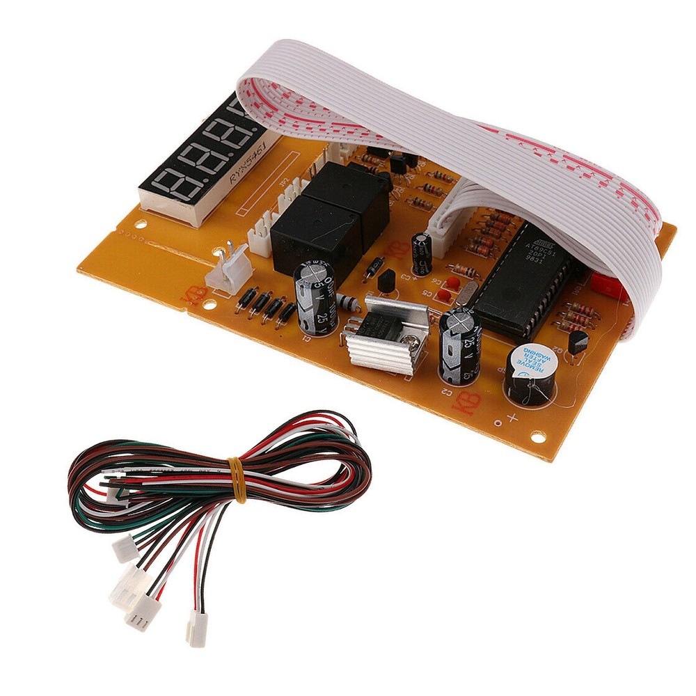Arcade Machine Coin Slot USB Timer Board Module with Separate LCD Display Screen