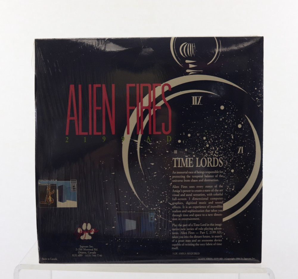 Alien Fires 2199 AD Commodore Amiga 1986