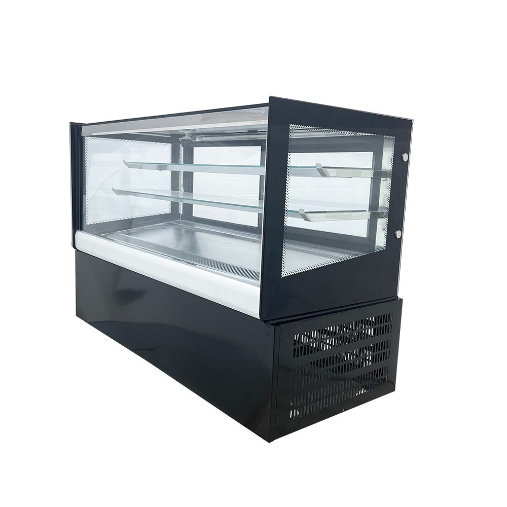 47" Desktop Refrigerated Display Cooler Cabinet Bakery Showcase Back Open 220V