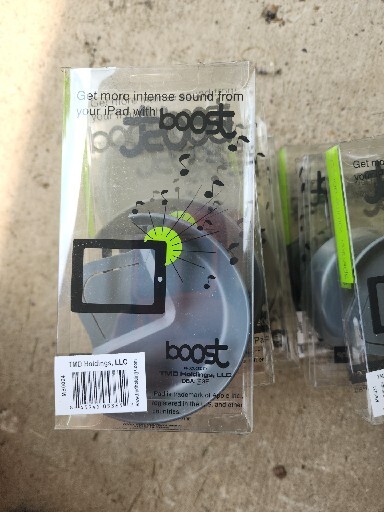 Boost Ipad speaker volume amplifier Gray