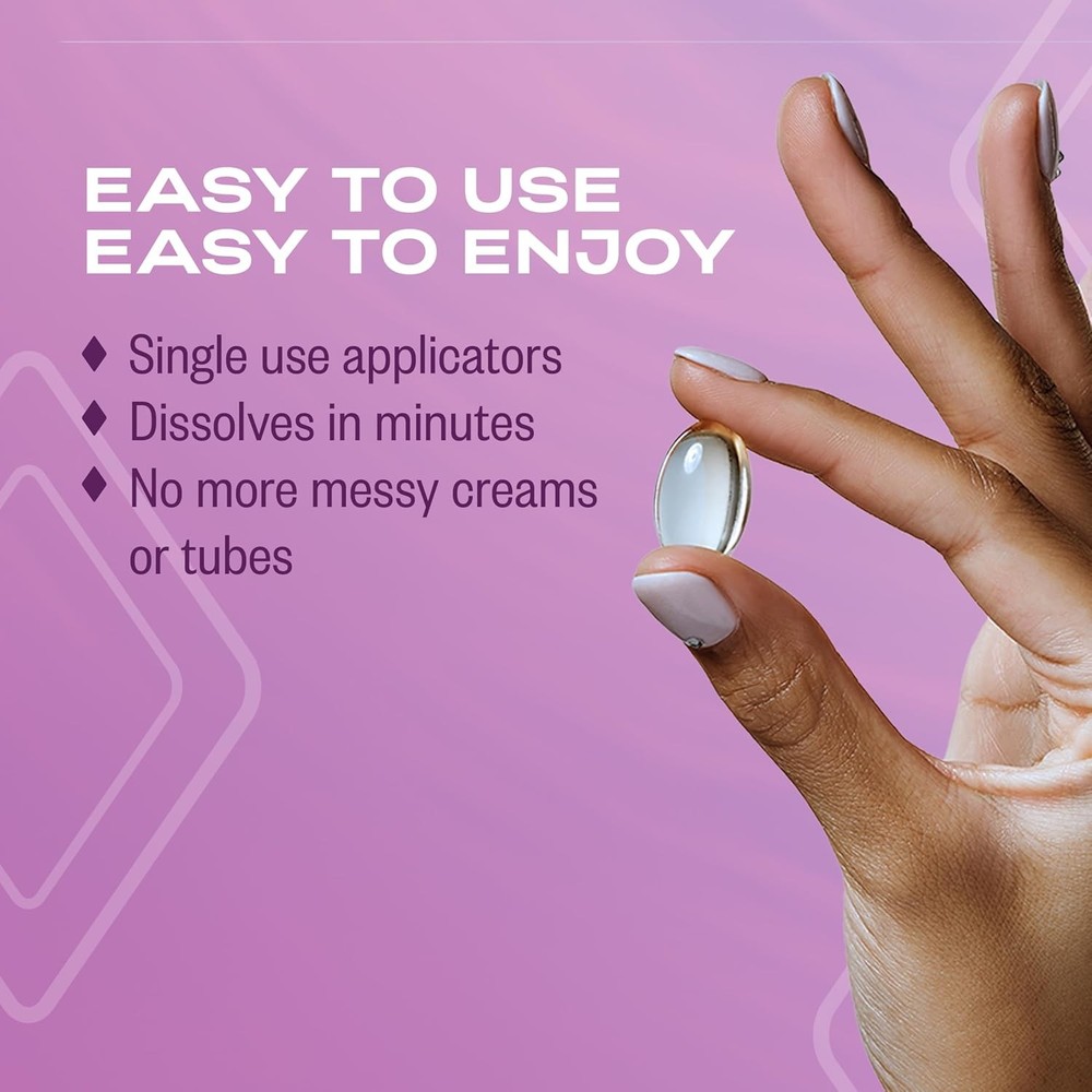 Vaginal Moisturizer Beads, Silicone Lubricating Suppository for Women