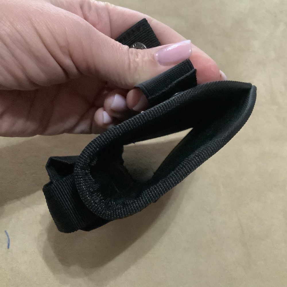 Womens S/M Leather Gloves Black Lined