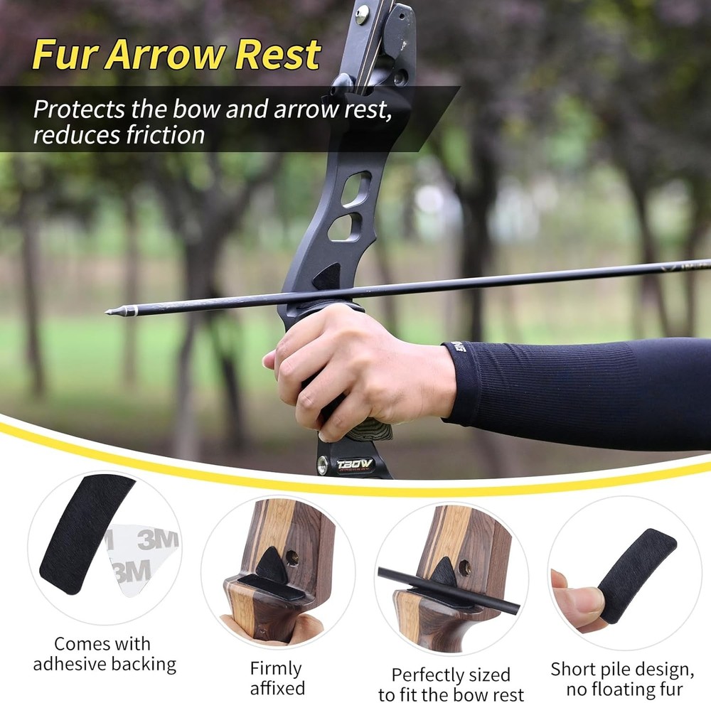 SPG Bow String Silencers for Recurve or Longbow - Set