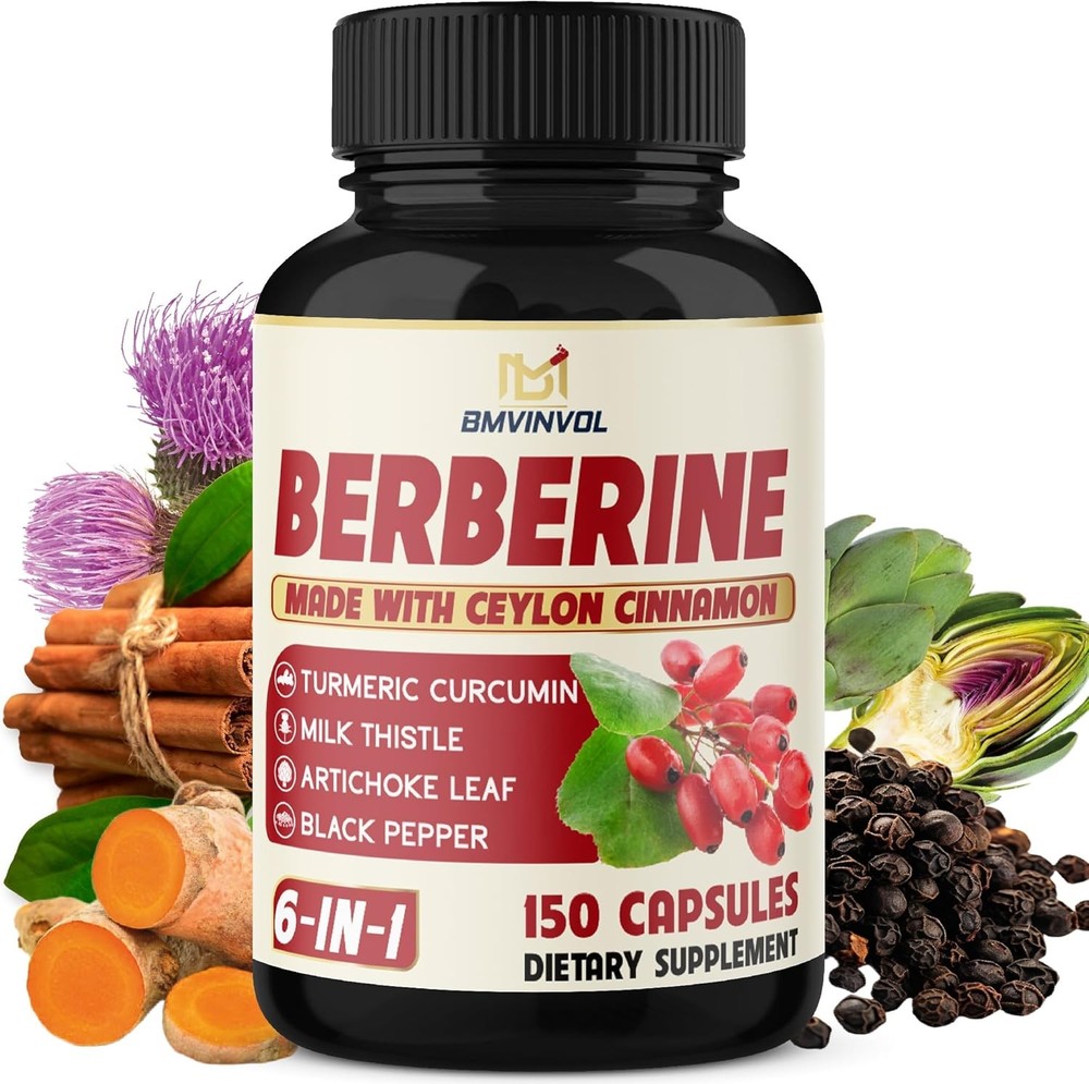 Berberine Cinnamon Turmeric Supplement
