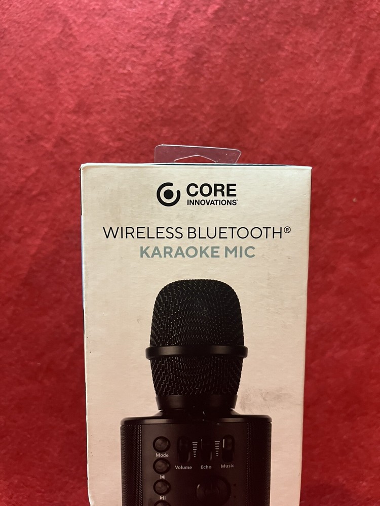 Core Innovations Karaoke Microphone (Black)