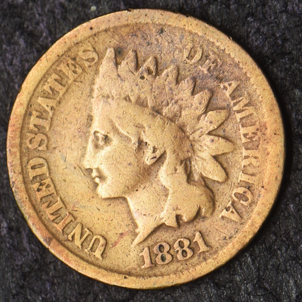 1881 Indian Head Cent 1C- COINGIANTS -