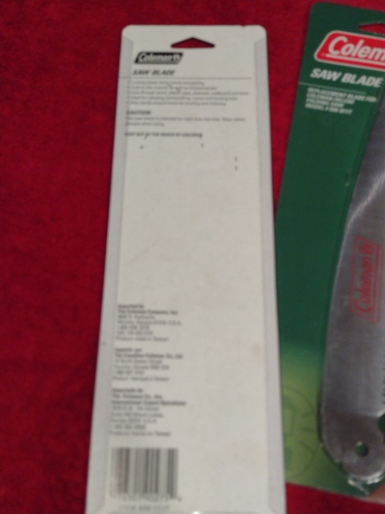 2- New Coleman 9" Folding Saw Replacement Blade