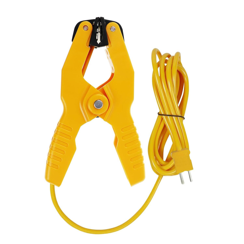 HVAC K-Type Thermocouple Thermometer Clamp Probe, Pipe Temperature Sensor
