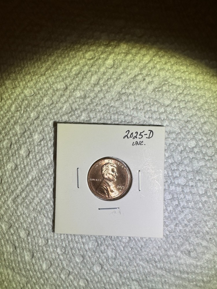 2025 P & D LINCOLN SHIELD CENT UNCIRCULATED FREE SHIP 2 COIN SET