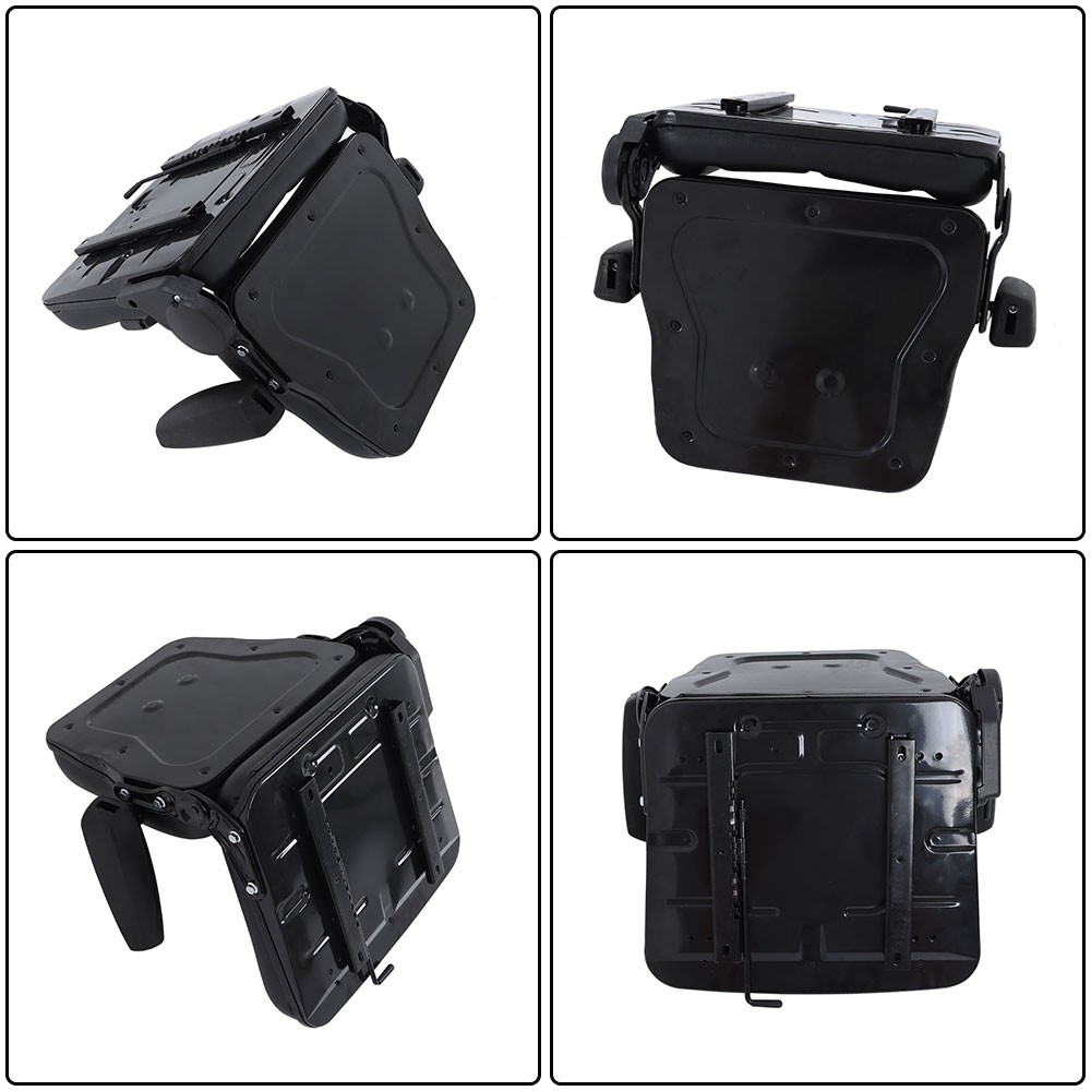 Universal Seat For Forklift Tractor W/Foldable Backrest Slide & Armrest