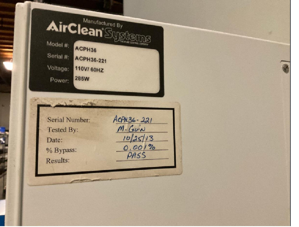 AIRCLEAN SYSTEMS Pharmasafe