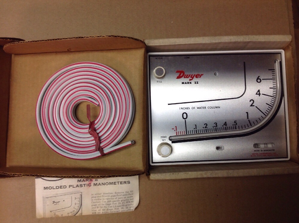 Dwyer Manometer Mark II
