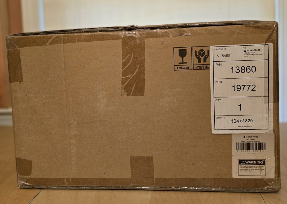 New Monoprice Maker Select 3D Printer V2 Model 13860