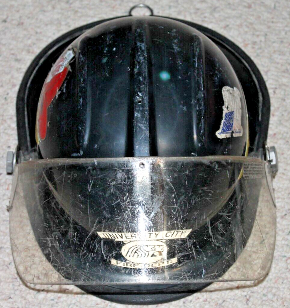 VINTAGE UNIVERSITY CITY FIRE DEPT. FIREMANS HELMET