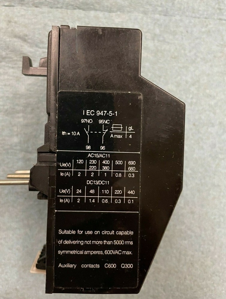 General Electric RTM1J Overload Relay