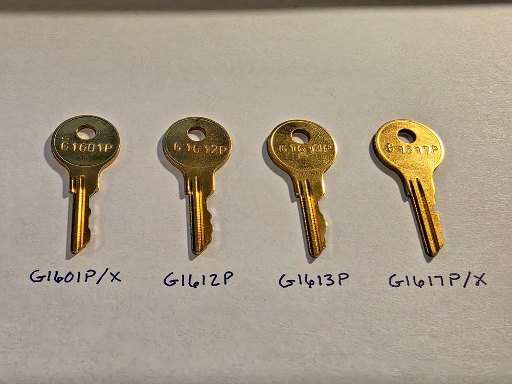 GAL Elevator 4pc Key Set for Fire Service, Independent Service + More