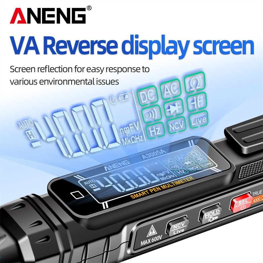 ANENG Professional Digital Multimeter Pen AC/DC Voltage Testing Essential To