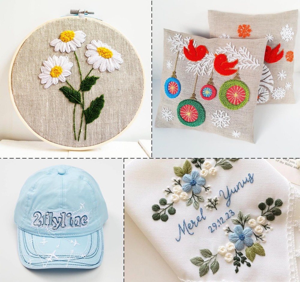 Sewing Thread 12 Spools 1000 Yards Each All Purpose Polyester White