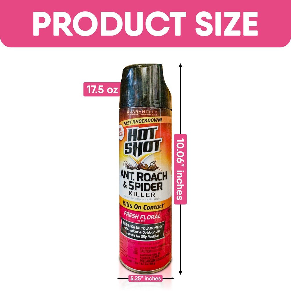 Hot Shot Ant, Roach & Spider Killer: Blossom Your Space Into a Bug-Free Zone