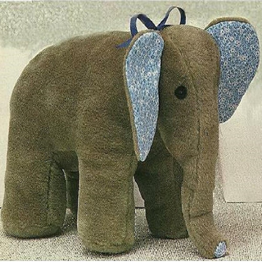 8.5" x 12" Elephant Soft Toy Sewing Pattern