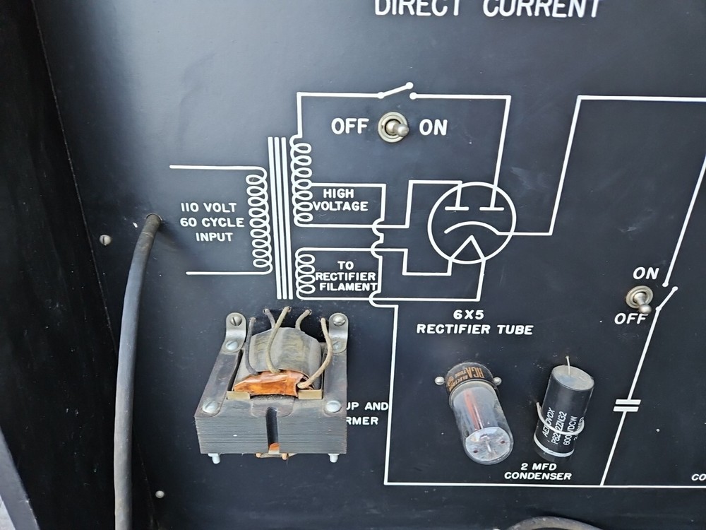 rare Welch Scientific Input Output Wave Current Training Teaching display 66S4