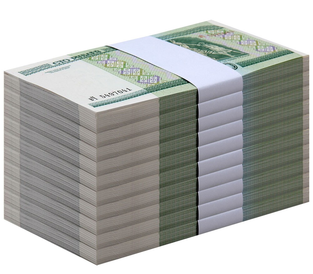 Belarus 100 Rublei, 2000 (2011 ND), P-26b, UNC X 1000 PCS Brick