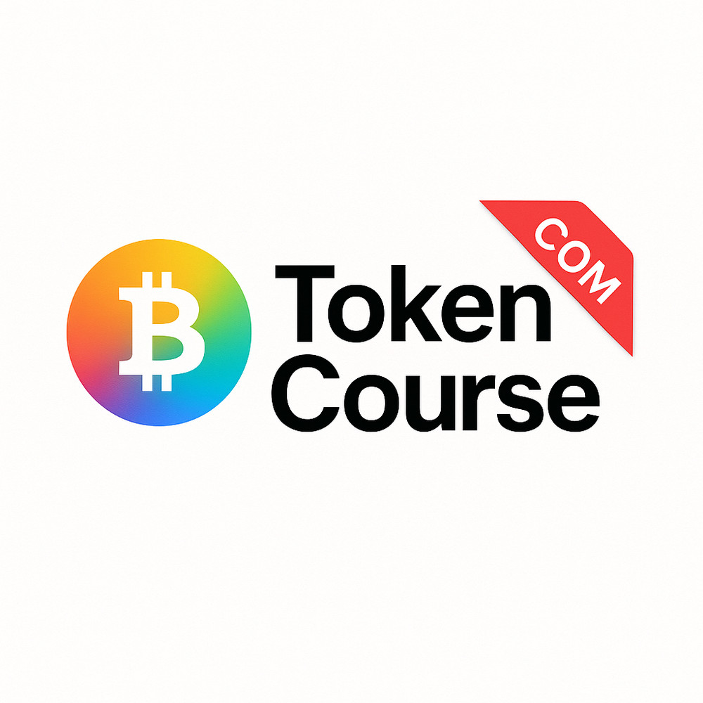 TokenCourse.com - TWO WORD .COM DOMAIN NAME - Crypto, Blockchain, Tokens, Coins