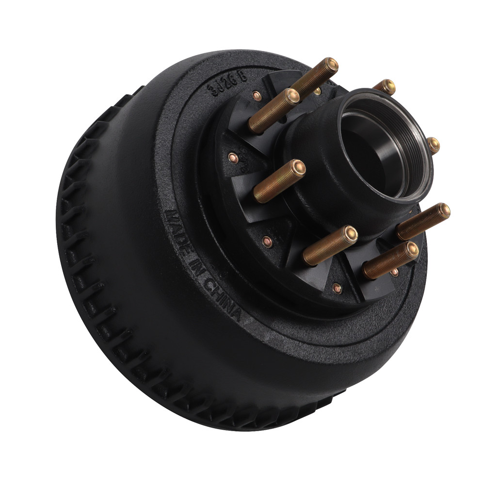 M-Parts Hub Brake Drum 12-1/4x3-3/8" 10K GD 13G Trailer Axle 9-123 8-415 10,000#