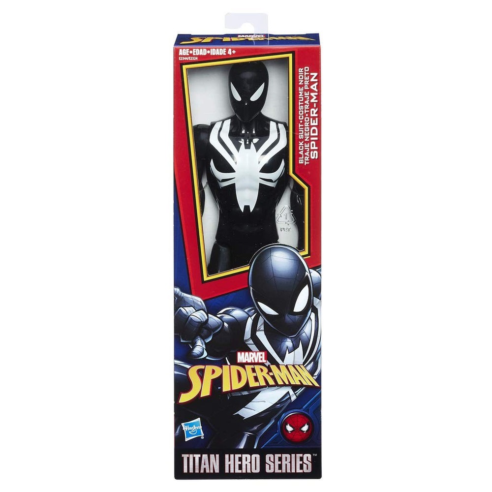Spider-Man Titan Hero Series Web Warriors: Black Suit Medium,