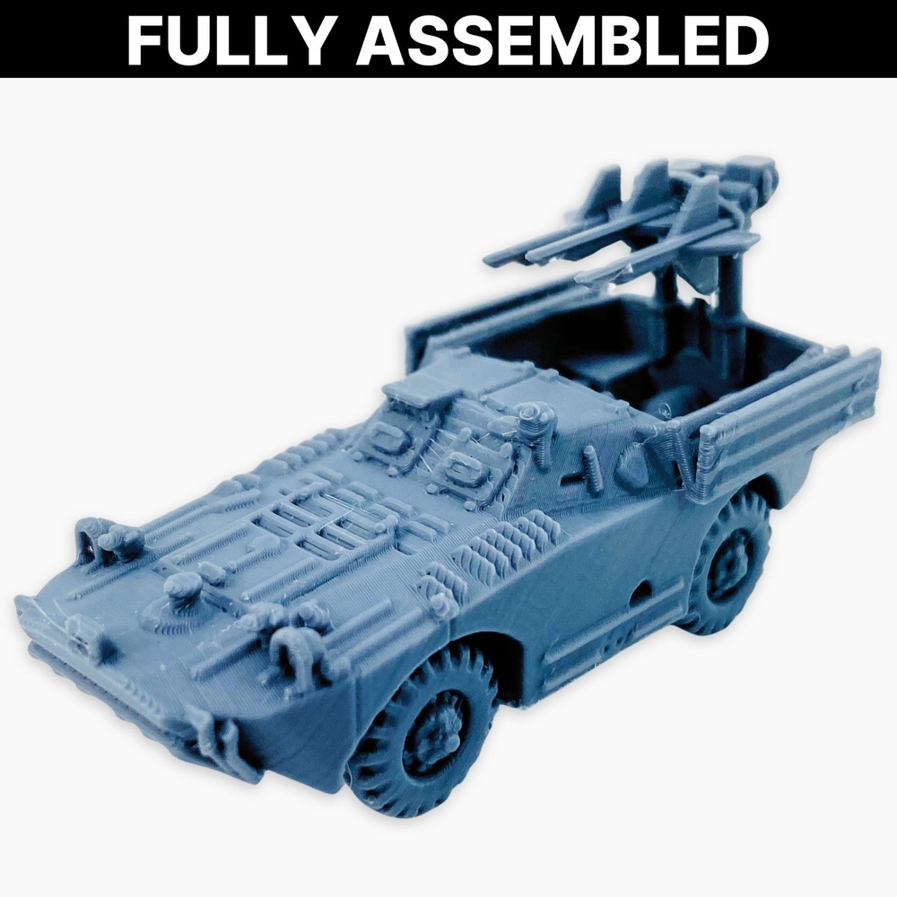 BRDM-1 Snapper, Fully Assembled Cold War Soviet ATGM Vehicle Miniature