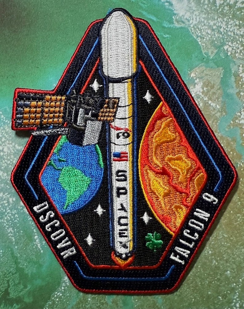 DSCOVR FALCON 9 AUTHENTIC SPACEX SPACE-X PATCH 🚀