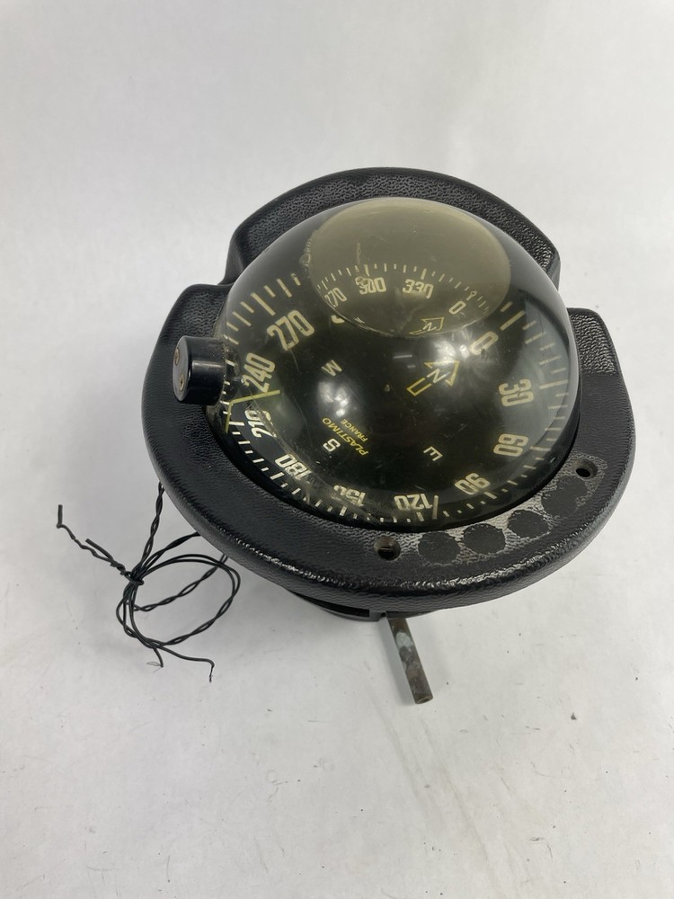 Plastimo Bulkhead Mount Compass BLACK