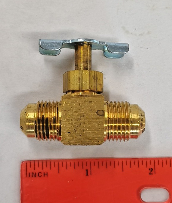 Parker 3/8 Flare Needle Valve Brass