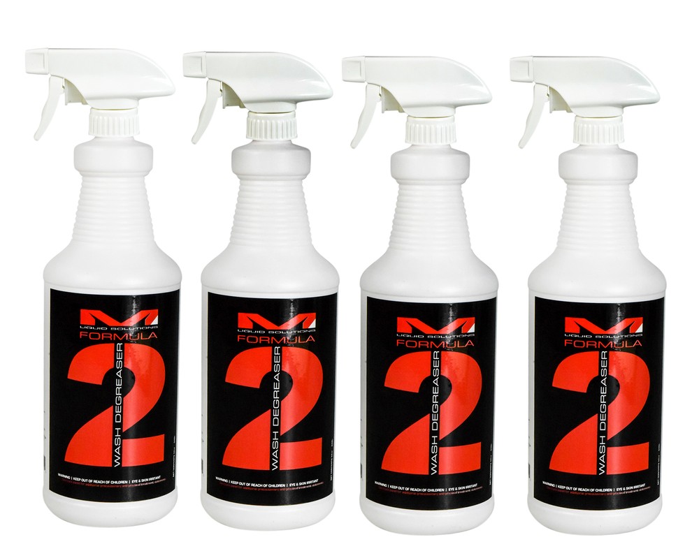 Matrix Liquid Solutions Formula 2 Biodegradable Wash Degreaser 32oz 4 Pack