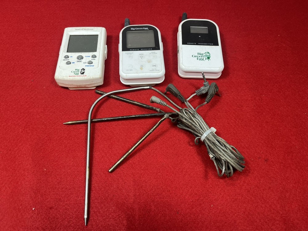 Big Green Egg Remote Controller, Transmitter, Reciever, Probes Condition Unknown