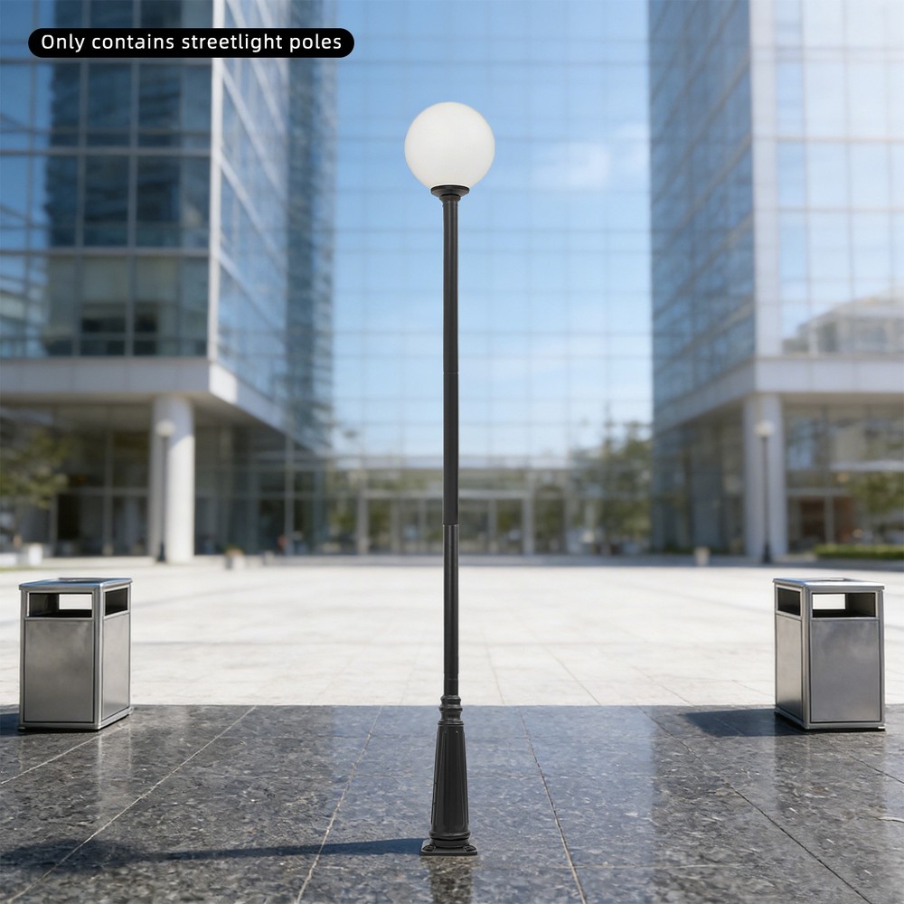 Light Post Split-Type Light Post Outdoor Light Post Top Globe Iron
