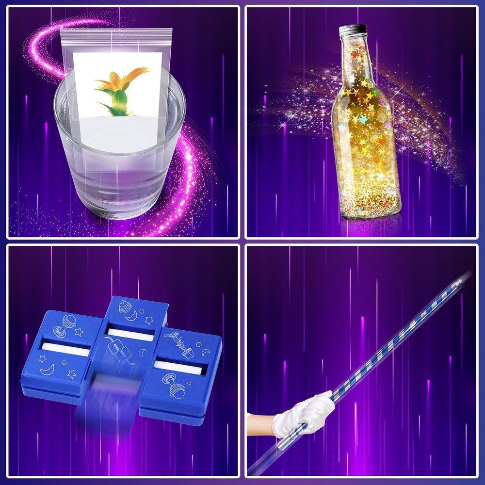 Kids Magic Kit, Magic Set with Instructions for Each Trick to Perform, Christ...